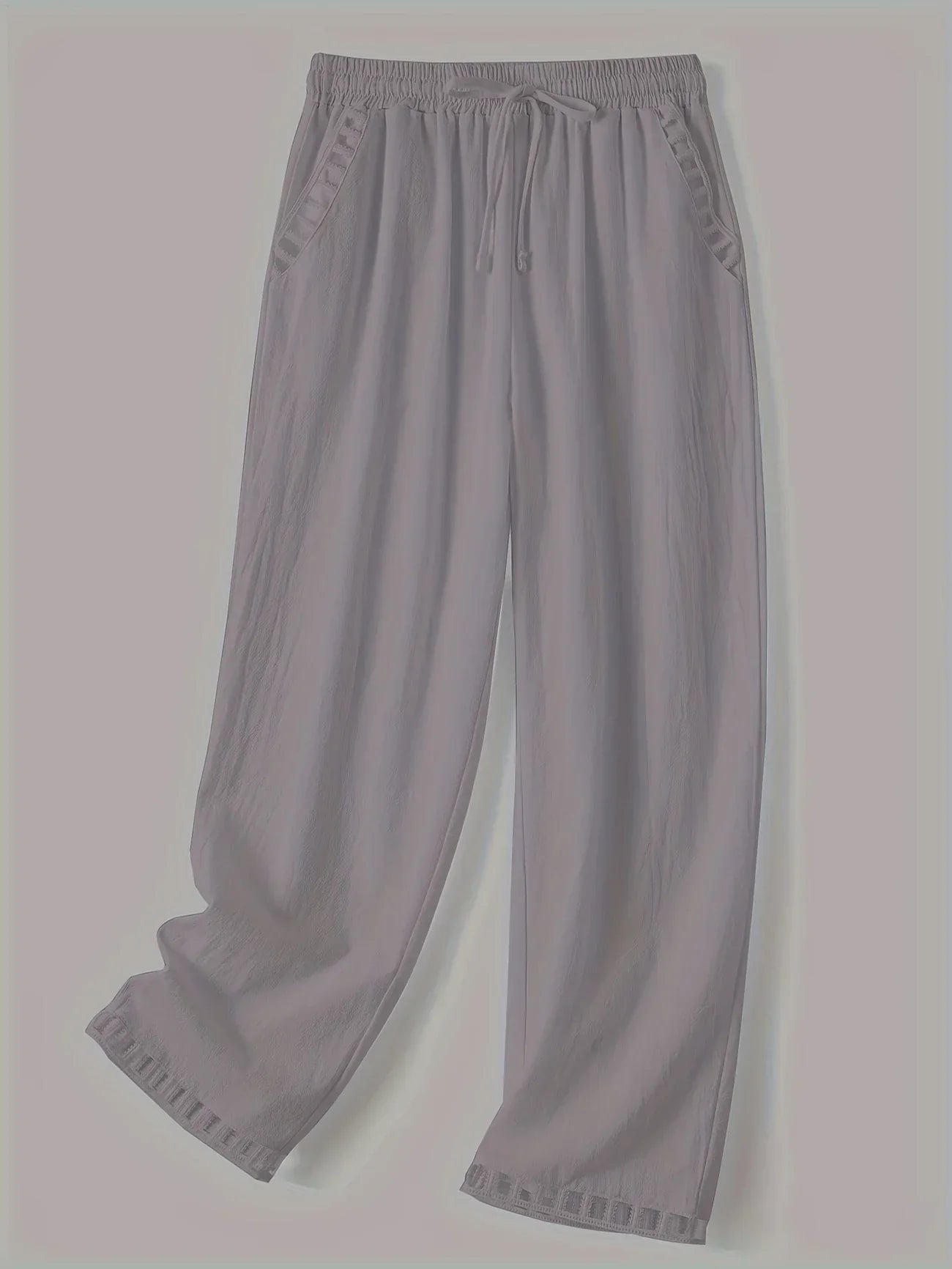 Tracey | Contrast Trim Cropped Pants