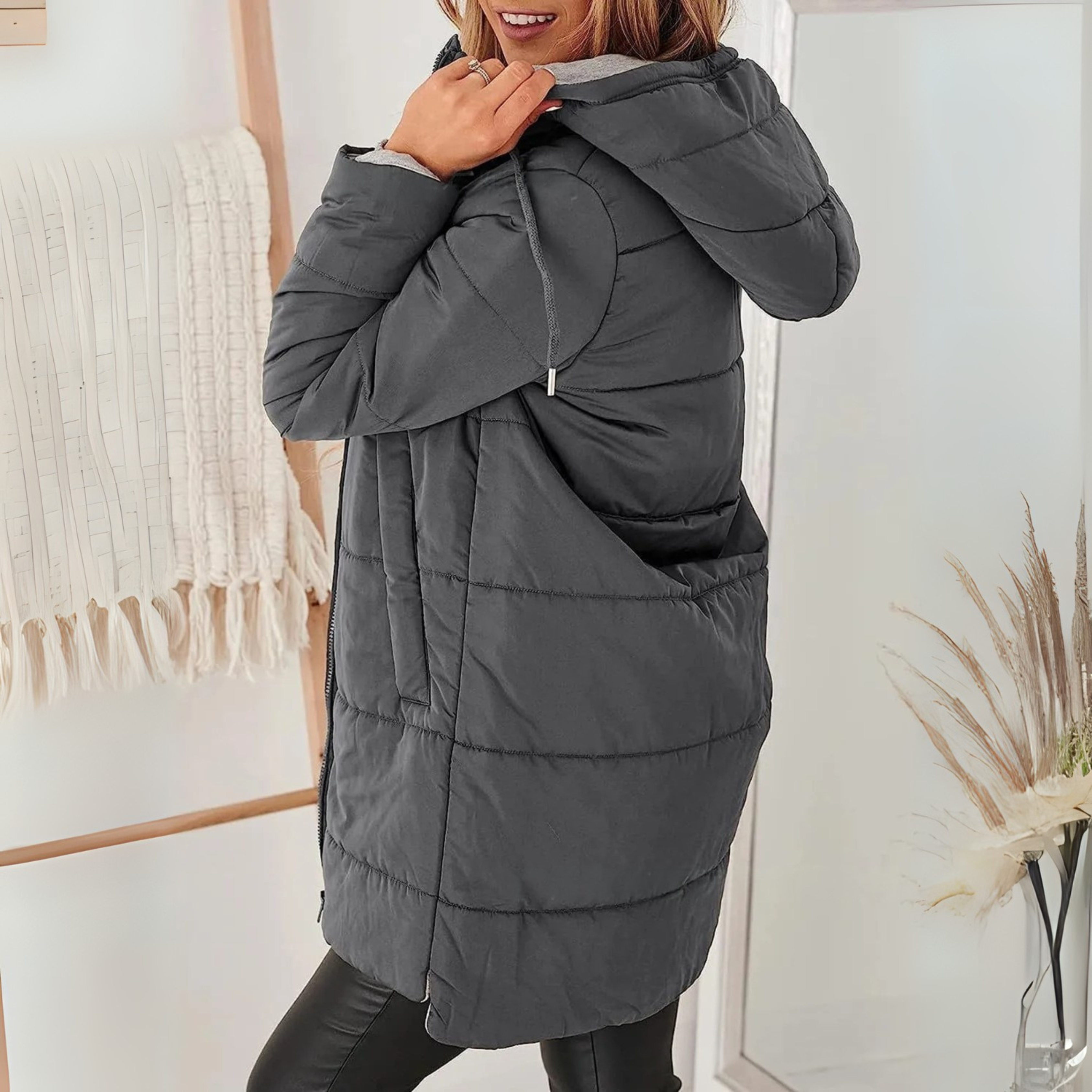 Yila - Casual Hooded Puffer Down Jacket