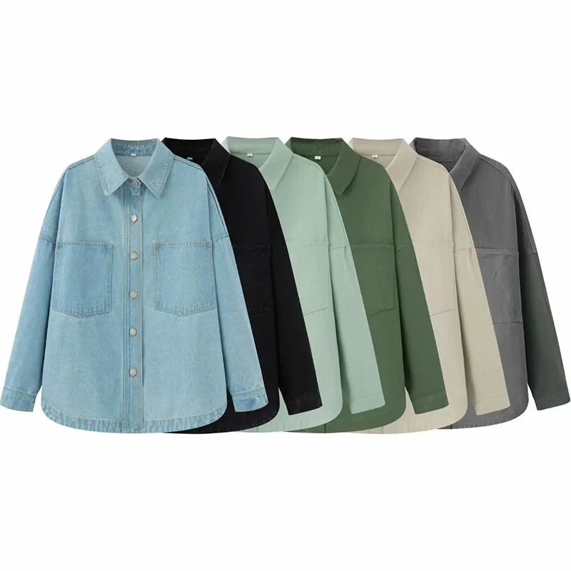 Shela | Denim Vintage Shirt Jacket