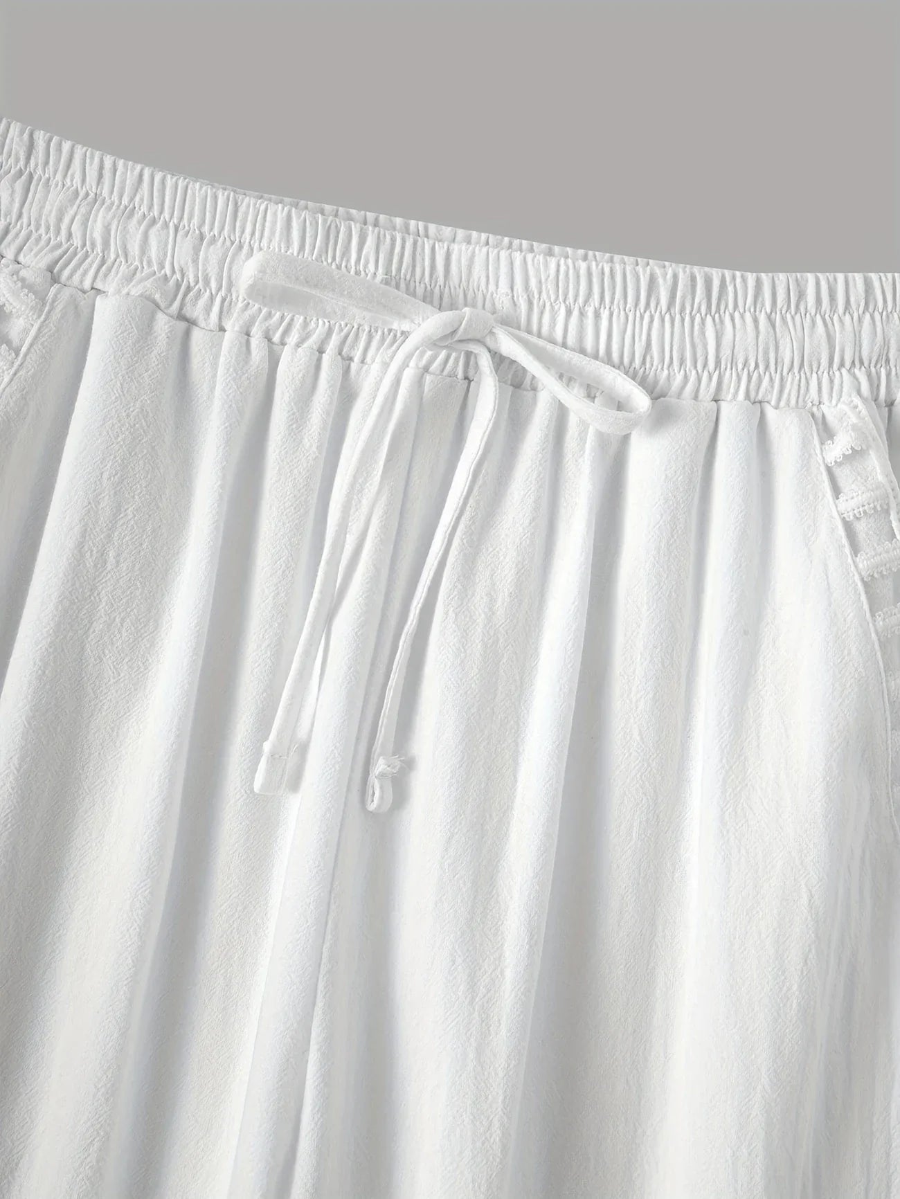 Tracey | Contrast Trim Cropped Pants