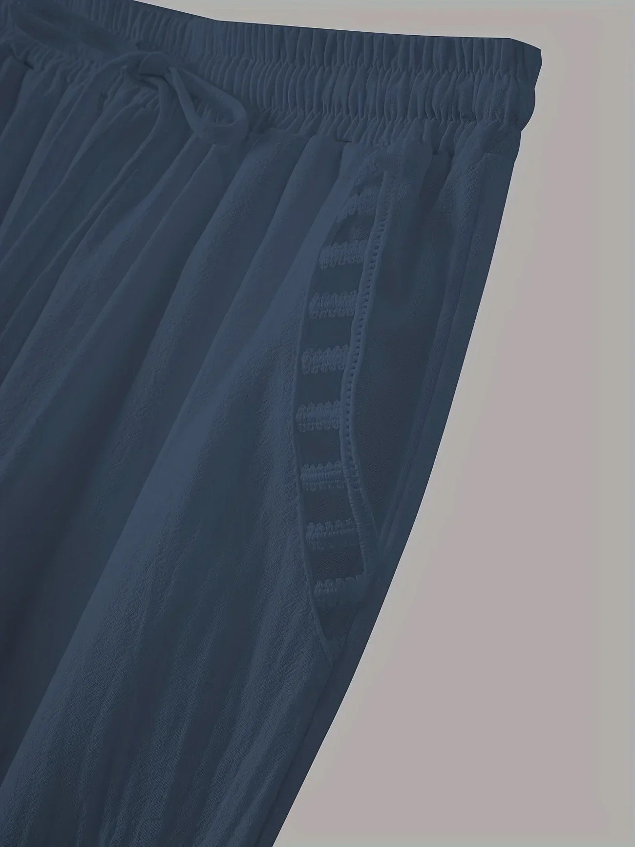 Tracey | Contrast Trim Cropped Pants